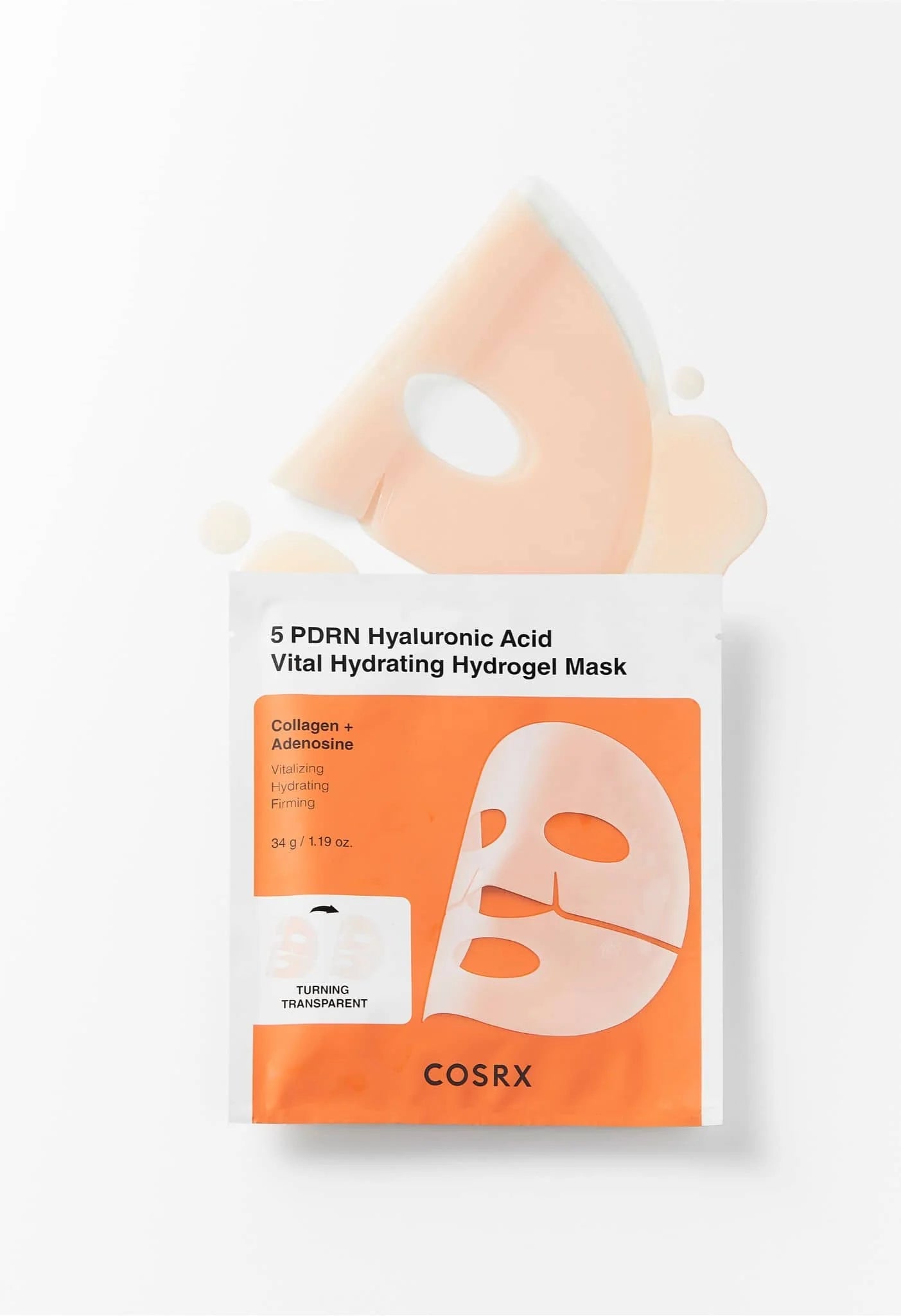 COSRX PDRN Hyaluronic Acid Hydrogel Mask | Deep Hydration & Skin Repair Sheet Mask Box (3pc) (kopie)