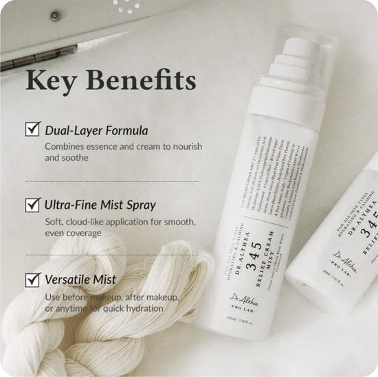 Dr. Althea 345 Relief Cream Mist | Hydrating Barrier Repair Face Mist for Sensitive Skin
