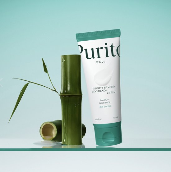 Purito Seoul Mighty Bamboo Panthenol Cream | Barrier Repair Moisturizer for Sensitive Skin
