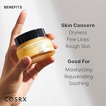 COSRX Propolis Light Cream | Glow Boosting Moisturizer for Hydrated Radiant Skin