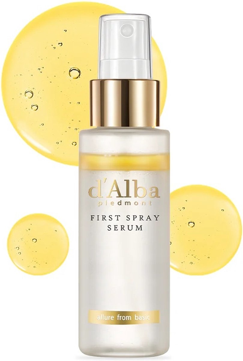 d'Alba White Truffle First Spray Serum | Hydrating Glow Mist for Radiant Skin