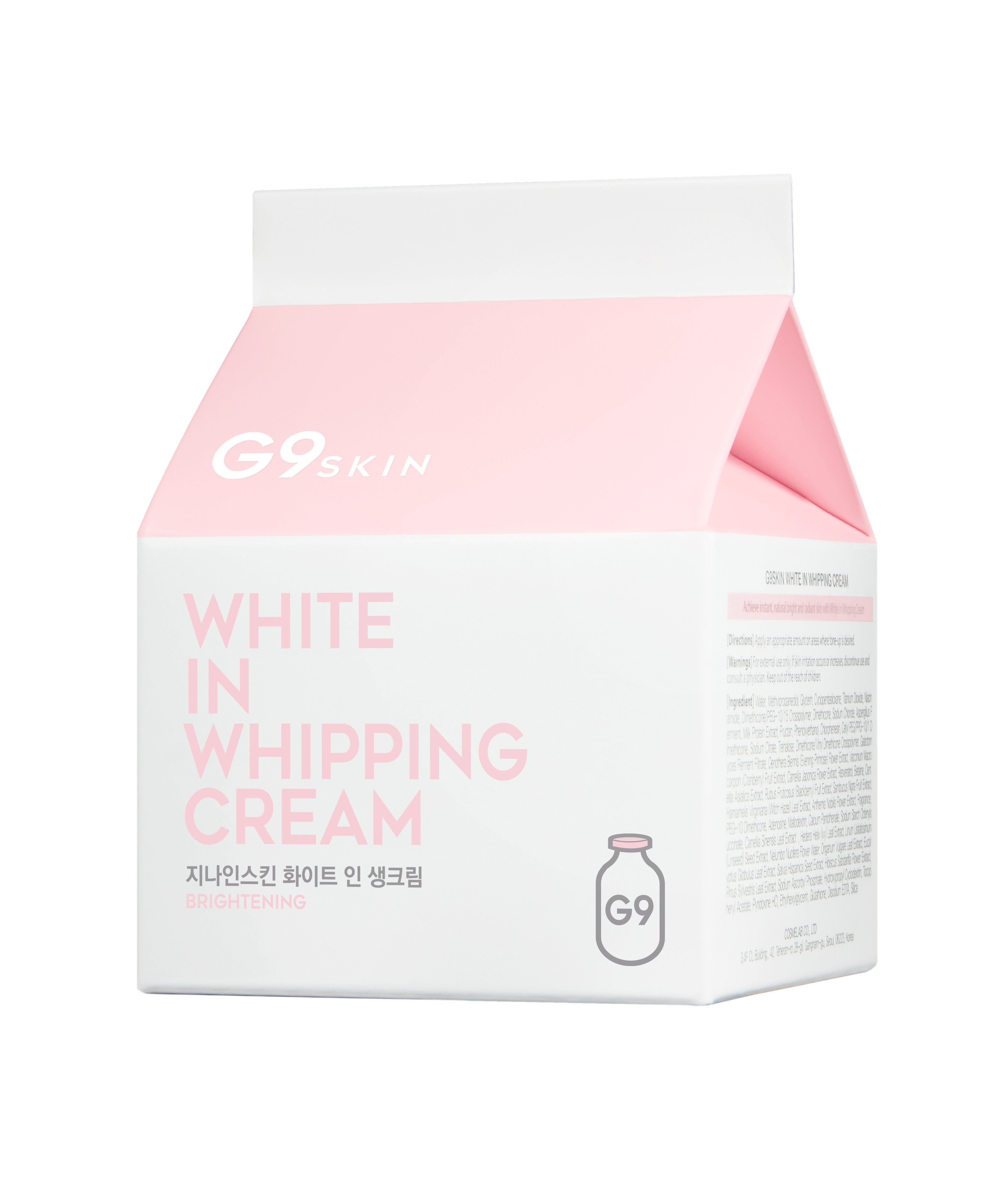 G9Skin White in Milk Whipping Cream