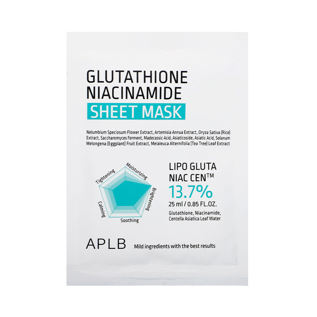 APLB Glutathione Niacinamide Sheet Mask