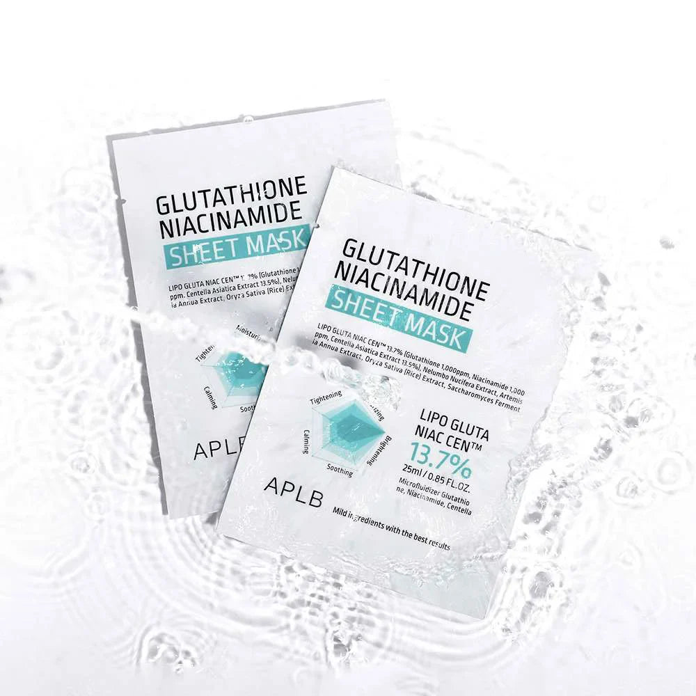 APLB Glutathione Niacinamide Sheet Mask