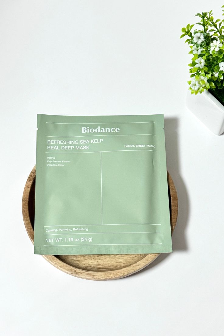 Biodance Sea Kelp Real Deep Mask – Detox & Hydrating Korean Sheet Mask