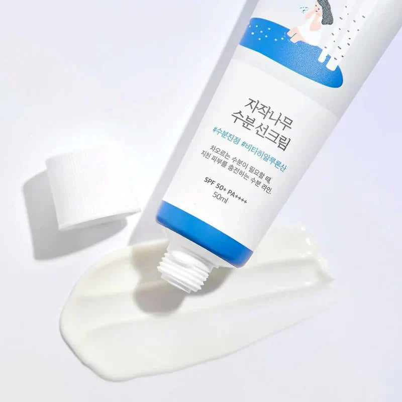 Round Lab Birch Juice Moisturizing Sun Cream SPF50+ PA++++ | Hydrating Korean Sunscreen