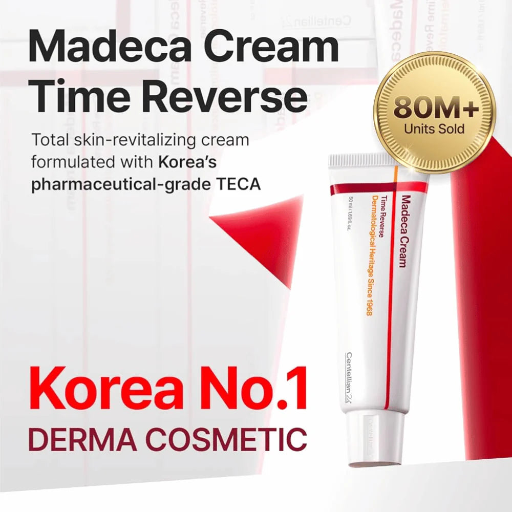 Centellian24 Madeca Cream Time Reverse | Anti-Aging Firming Cream for Wrinkles & Elasticity