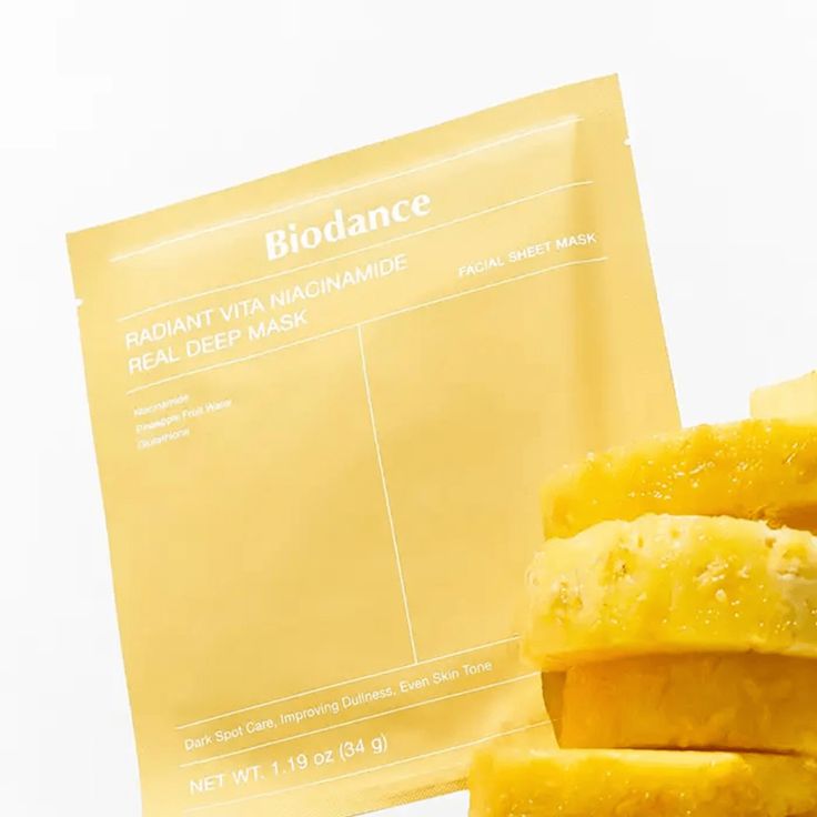 Biodance Radiant Vita Niacinamide Mask – Brightening & Glow Boost Sheet Mask