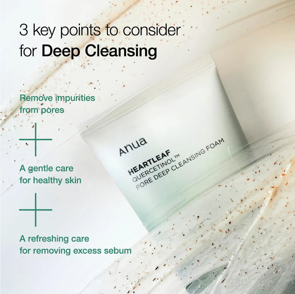 Anua Heartleaf Quercetinol Pore Deep Cleansing Foam