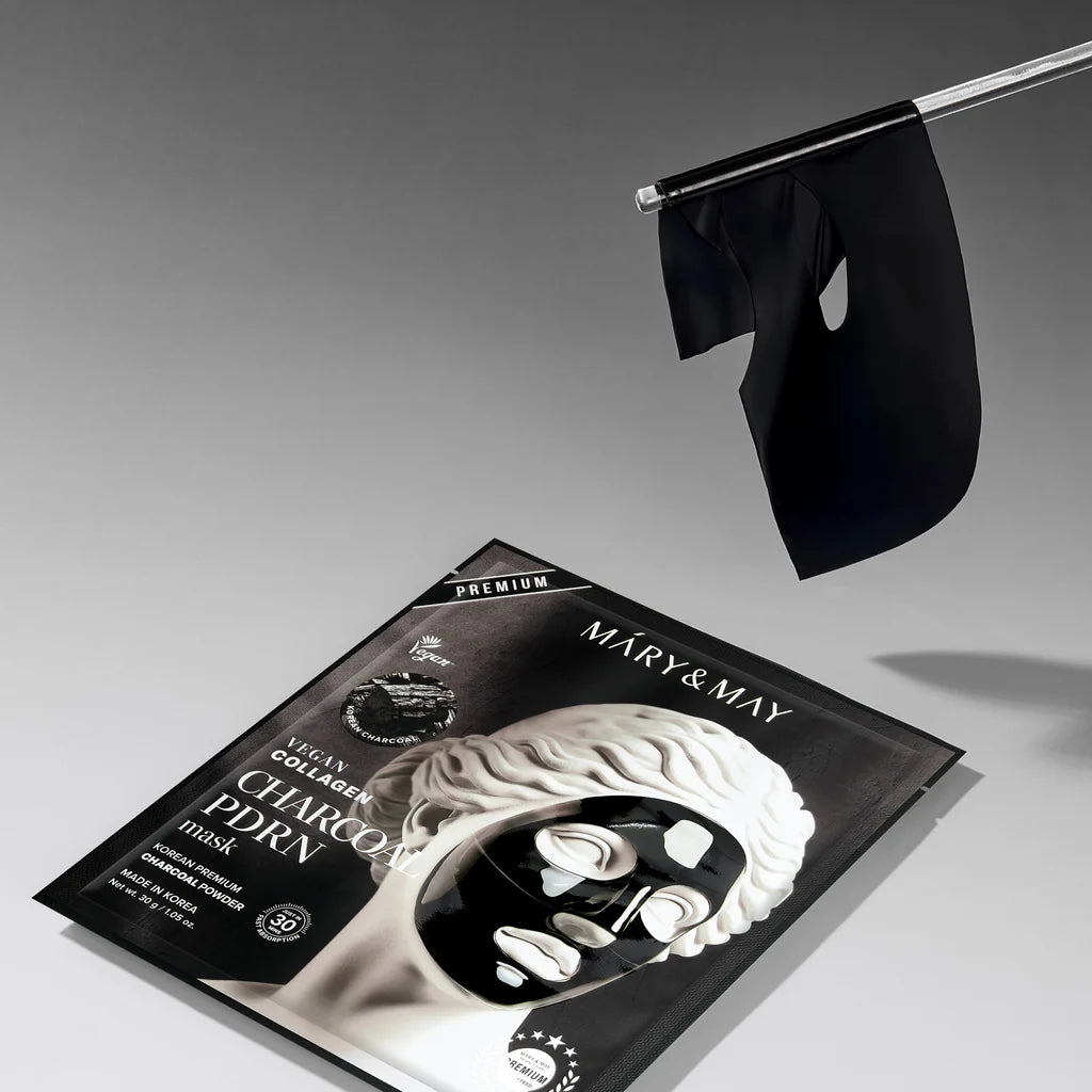Mary & May Vegan Collagen Charcoal PDRN Mask