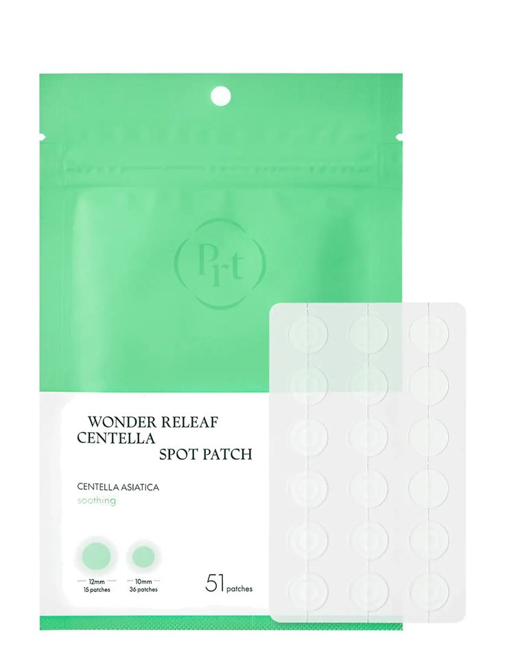 Purito Wonder Releaf Centella Spot Patch – Acne Healing Hydrocolloid Patch