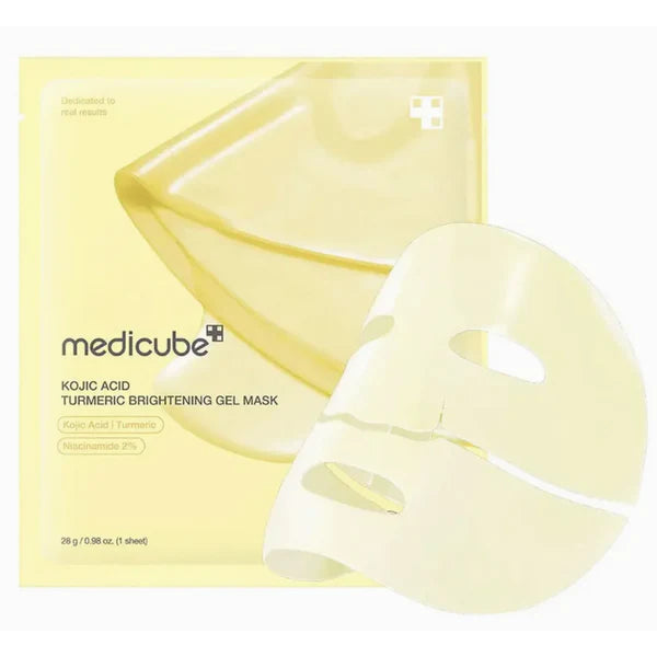 Medicube Kojic Acid Turmeric Brightening Gel Mask | Dark Spot & Glow Treatment 1pc