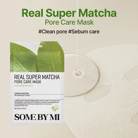 [SOMEBYMI] Real Mask Real Super Matcha Pore Care Mask