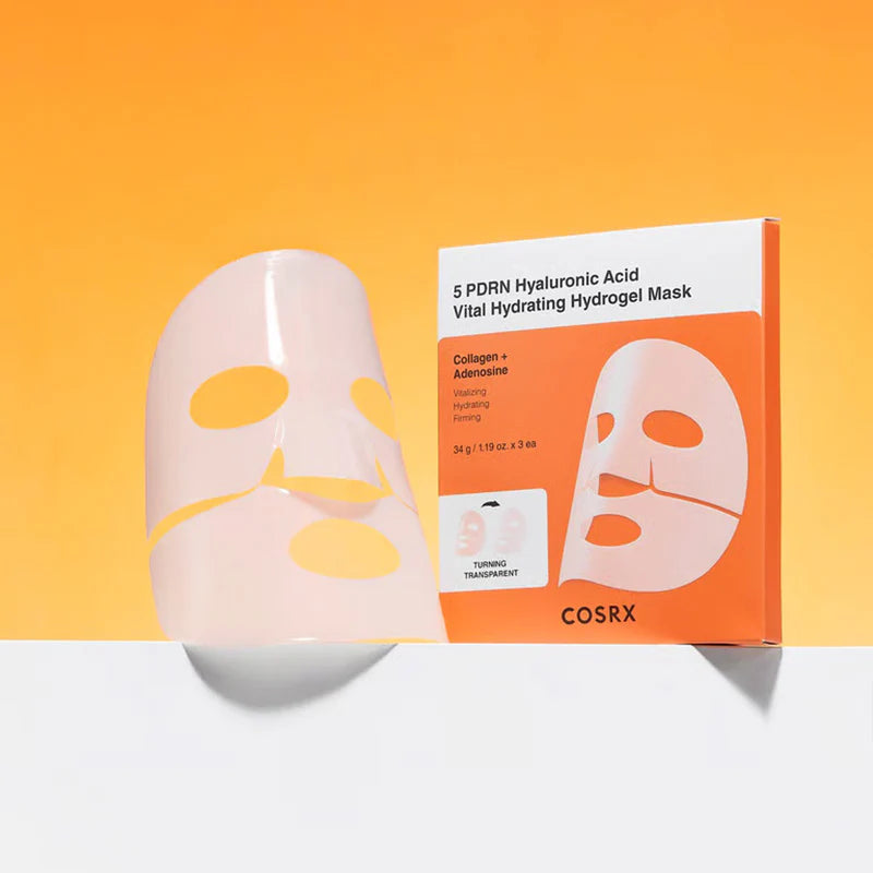 COSRX PDRN Hyaluronic Acid Hydrogel Mask | Deep Hydration & Skin Repair Sheet Mask Box (3pc) (kopie)