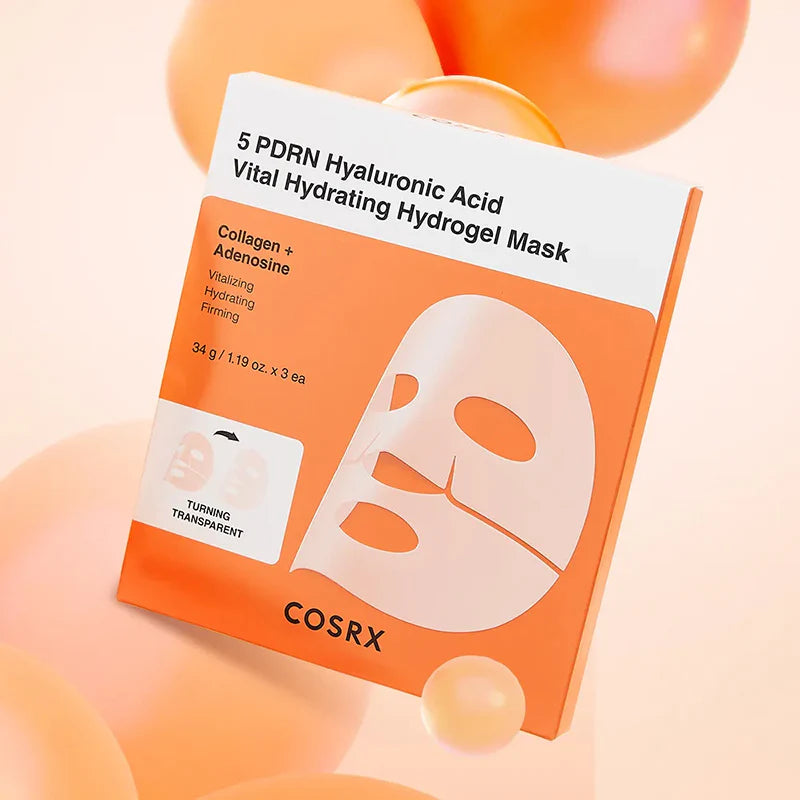 COSRX PDRN Hyaluronic Acid Hydrogel Mask | Deep Hydration & Skin Repair Sheet Mask Box (3pc) (kopie)