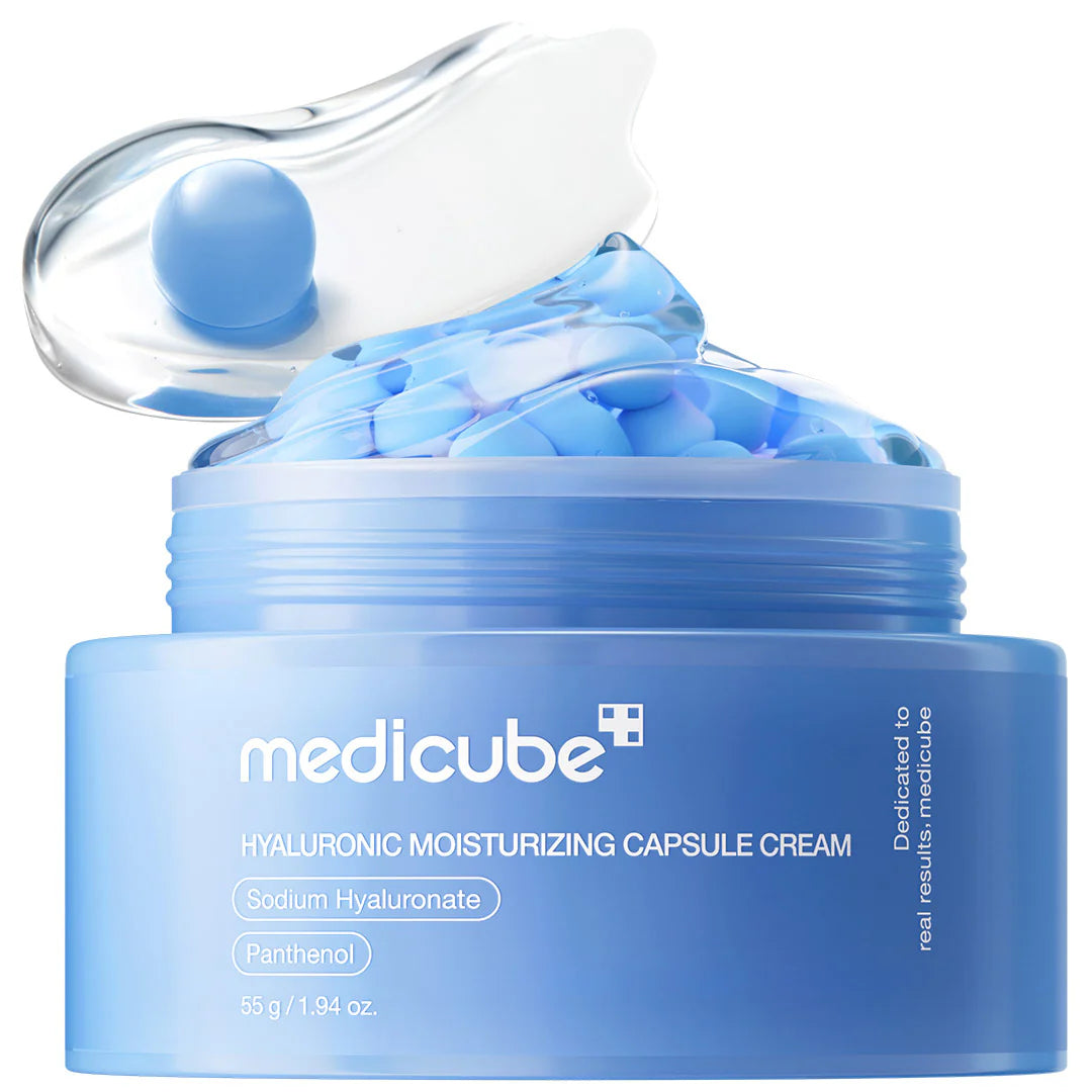 Medicube Hyaluronic Moisturizing Capsule Cream | Deep Hydration Moisturizer for Dry Skin