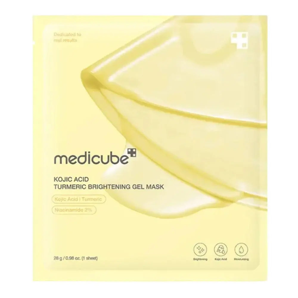 Medicube Kojic Acid Turmeric Brightening Gel Mask | Dark Spot & Glow Treatment 1pc
