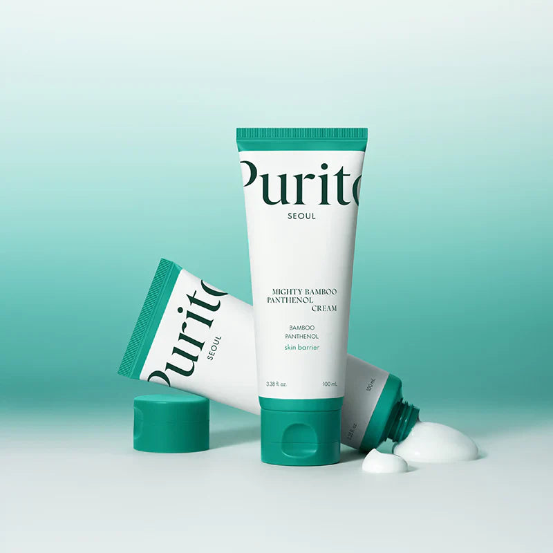 Purito Seoul Mighty Bamboo Panthenol Cream | Barrier Repair Moisturizer for Sensitive Skin