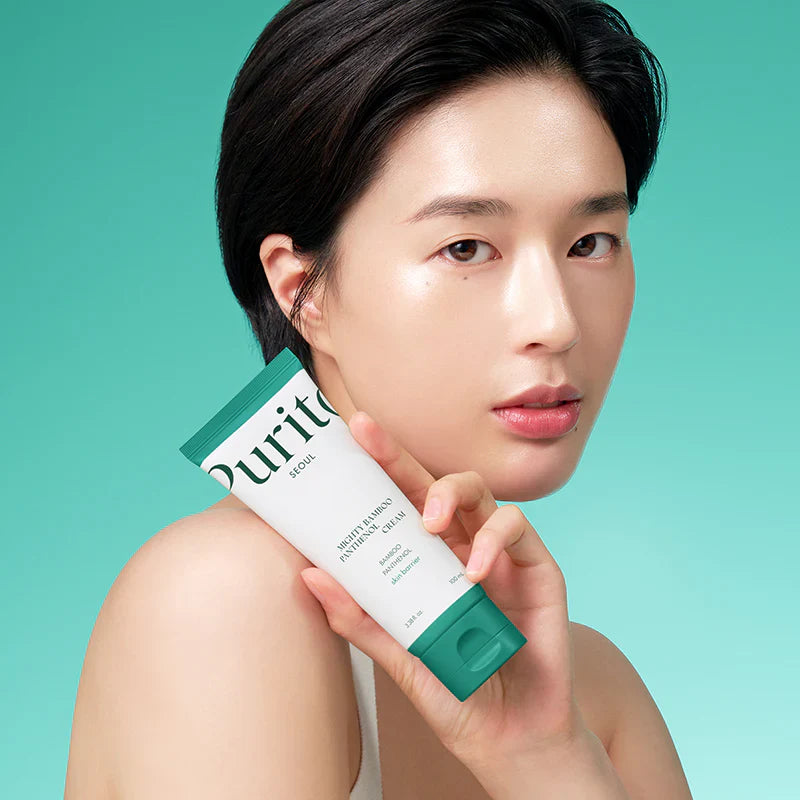 Purito Seoul Mighty Bamboo Panthenol Cream | Barrier Repair Moisturizer for Sensitive Skin